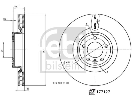 FEBI BILSTEIN Discofreno 177127