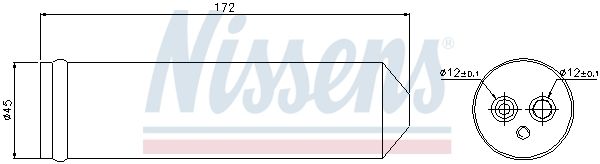 NISSENS Essiccatore, Climatizzatore 95440