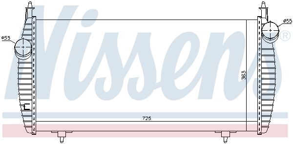 NISSENS Intercooler 96510