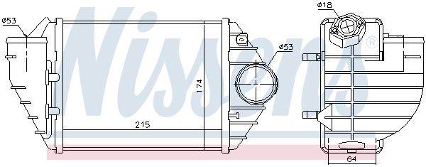 NISSENS Intercooler 96690
