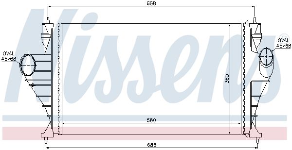 NISSENS Intercooler 96850