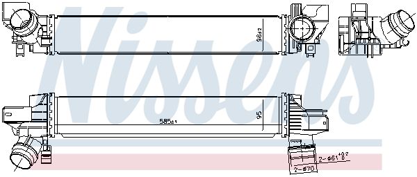 NISSENS Intercooler 961233