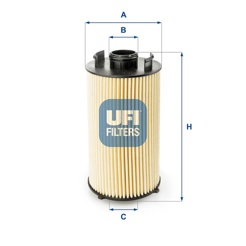UFI Filtro idraulico, Cambio automatico 25.051.00