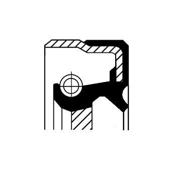 CORTECO Anello tenuta, Differenziale 07019090B
