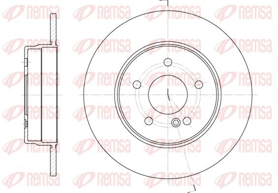 REMSA Disco freno 6555.00