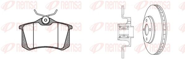 REMSA Kit freno, Freno a disco 8263.23