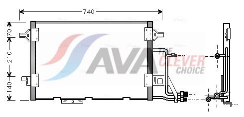 AVA QUALITY COOLING Condensatore, Climatizzatore AI5137