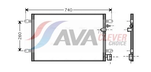 AVA QUALITY COOLING Condensatore, Climatizzatore AI5237