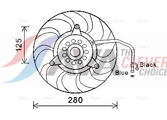 AVA QUALITY COOLING Ventola, Raffreddamento motore AI7503