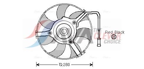 AVA QUALITY COOLING Ventola, Raffreddamento motore AI7504