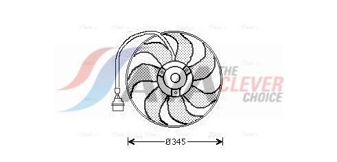 AVA QUALITY COOLING Ventola, Raffreddamento motore AI7509