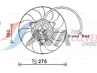 AVA QUALITY COOLING Ventola, Raffreddamento motore AI7515