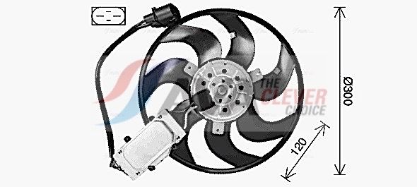 AVA QUALITY COOLING Ventola, Raffreddamento motore AI7529