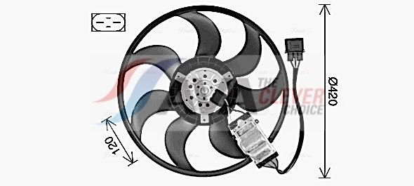 AVA QUALITY COOLING Ventola, Raffreddamento motore AI7530