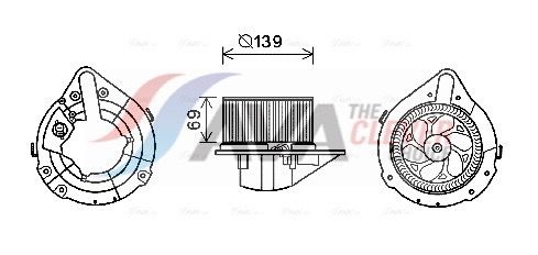 AVA QUALITY COOLING Ventilatore abitacolo AI8372