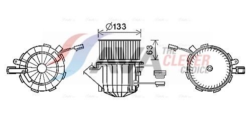 AVA QUALITY COOLING Ventilatore abitacolo AI8394