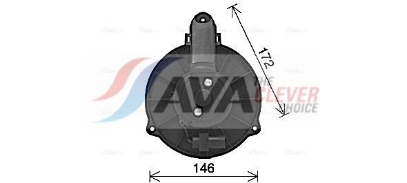 AVA QUALITY COOLING Ventilatore abitacolo AI8427