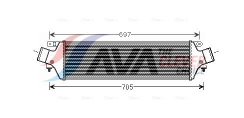 AVA QUALITY COOLING Intercooler AL4118