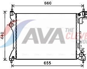 AVA QUALITY COOLING Radiatore, Raffreddamento motore ALA2117