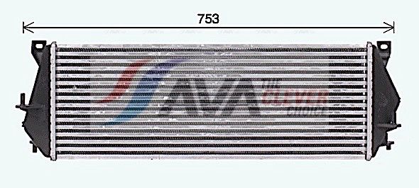 AVA QUALITY COOLING Intercooler AU4339