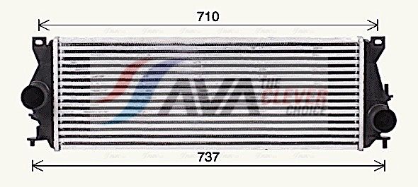 AVA QUALITY COOLING Intercooler AU4339