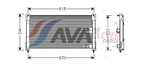 AVA QUALITY COOLING Condensatore, Climatizzatore AU5116