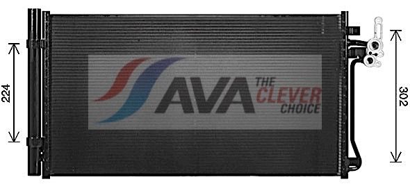 AVA QUALITY COOLING Condensatore, Climatizzatore AU5347D
