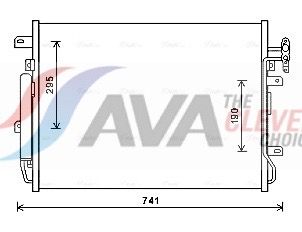 AVA QUALITY COOLING Condensatore, Climatizzatore AUA5217D