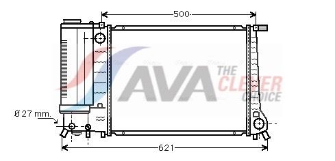 AVA QUALITY COOLING Radiatore, Raffreddamento motore BW2101