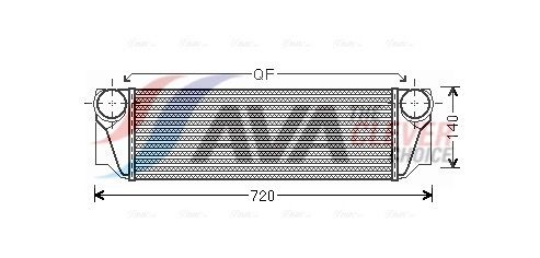 AVA QUALITY COOLING Intercooler BW4413