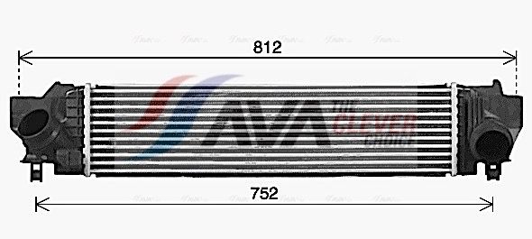 AVA QUALITY COOLING Intercooler BW4582