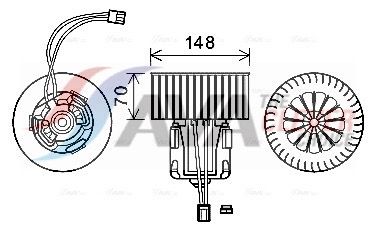 AVA QUALITY COOLING Ventilatore abitacolo BW8540