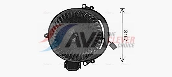 AVA QUALITY COOLING Ventilatore abitacolo BW8611