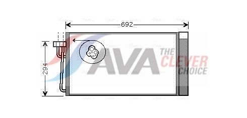 AVA QUALITY COOLING Condensatore, Climatizzatore BWA5273D