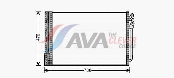 AVA QUALITY COOLING Condensatore, Climatizzatore BWA5370D