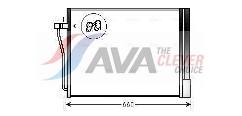 AVA QUALITY COOLING Condensatore, Climatizzatore BWA5371D