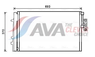 AVA QUALITY COOLING Condensatore, Climatizzatore BWA5479D