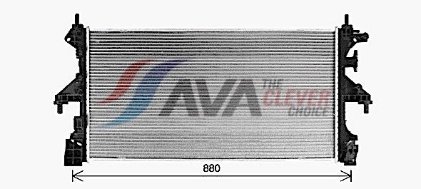 AVA QUALITY COOLING Radiatore, Raffreddamento motore CN2320