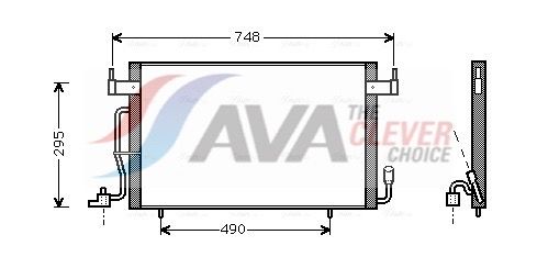 AVA QUALITY COOLING Condensatore, Climatizzatore CN5166