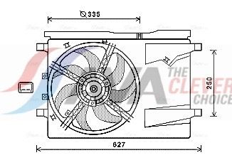 AVA QUALITY COOLING Ventola, Raffreddamento motore CN7549