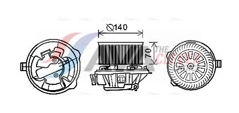 AVA QUALITY COOLING Ventilatore abitacolo CN8288