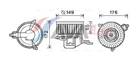 AVA QUALITY COOLING Ventilatore abitacolo CN8291