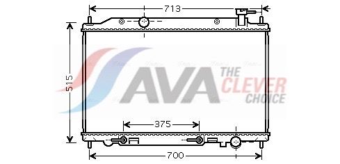 AVA QUALITY COOLING Radiatore, Raffreddamento motore DN2295