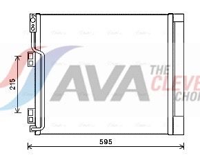 AVA QUALITY COOLING Condensatore, Climatizzatore DN5355D