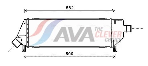 AVA QUALITY COOLING Intercooler DNA4360