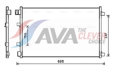 AVA QUALITY COOLING Condensatore, Climatizzatore DNA5281