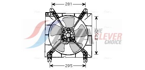 AVA QUALITY COOLING Ventola, Raffreddamento motore DW7507