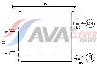 AVA QUALITY COOLING Condensatore, Climatizzatore DWA5140D