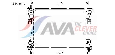 AVA QUALITY COOLING Radiatore, Raffreddamento motore FD2319