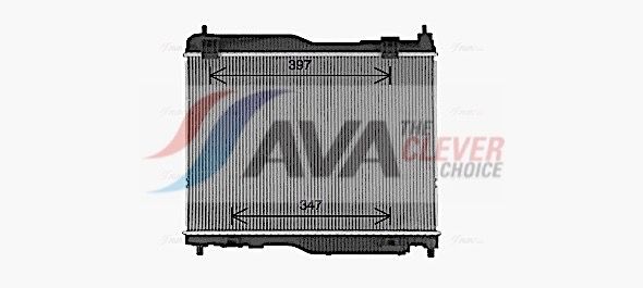 AVA QUALITY COOLING Radiatore, Raffreddamento motore FD2683